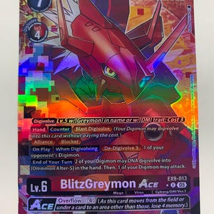 BlitzGreymon Ace EX9-013 (Alternate Art) | FULL HOLO | Orica PROXY