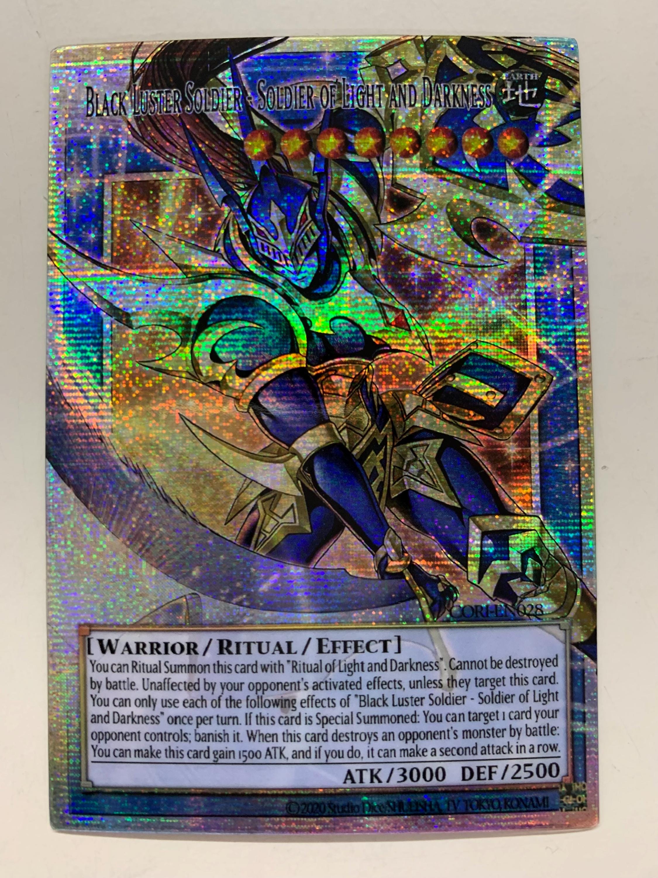 Black Luster Soldier Card - Etsy