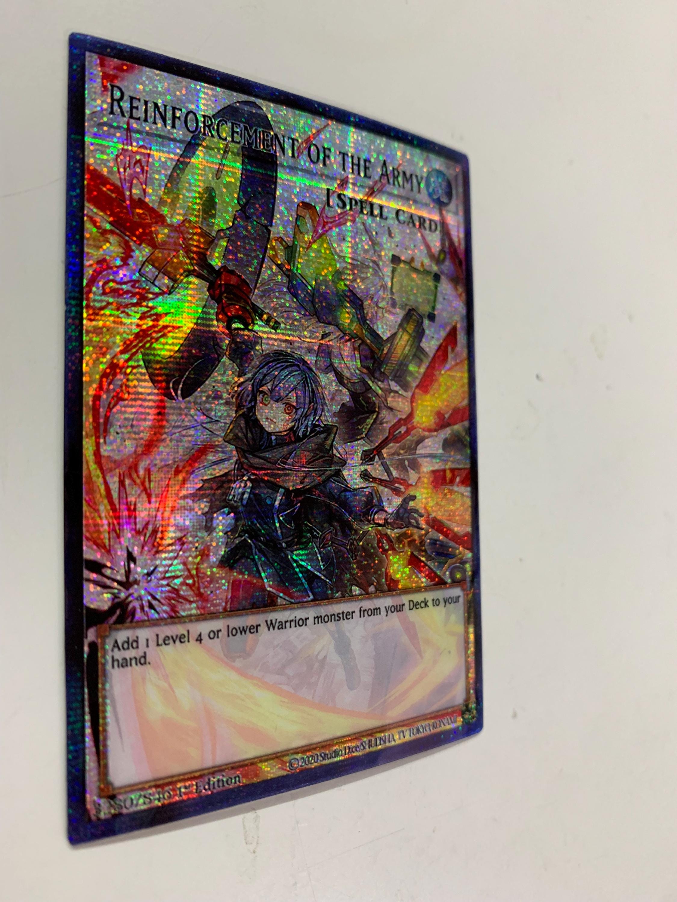 遊*★様 PSA10 増援 クオシク REINFORCEMENT/ARMY 遊戯 Reinforcement of the Army (alternate Art) | Super Rare | Orica