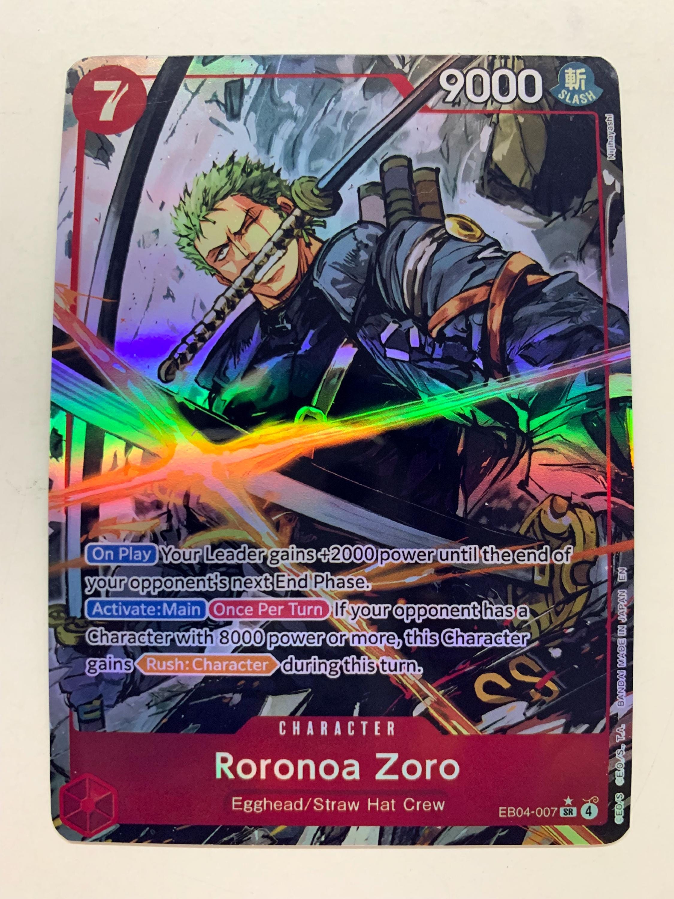 Zoro leader tcg - Etsy 日本