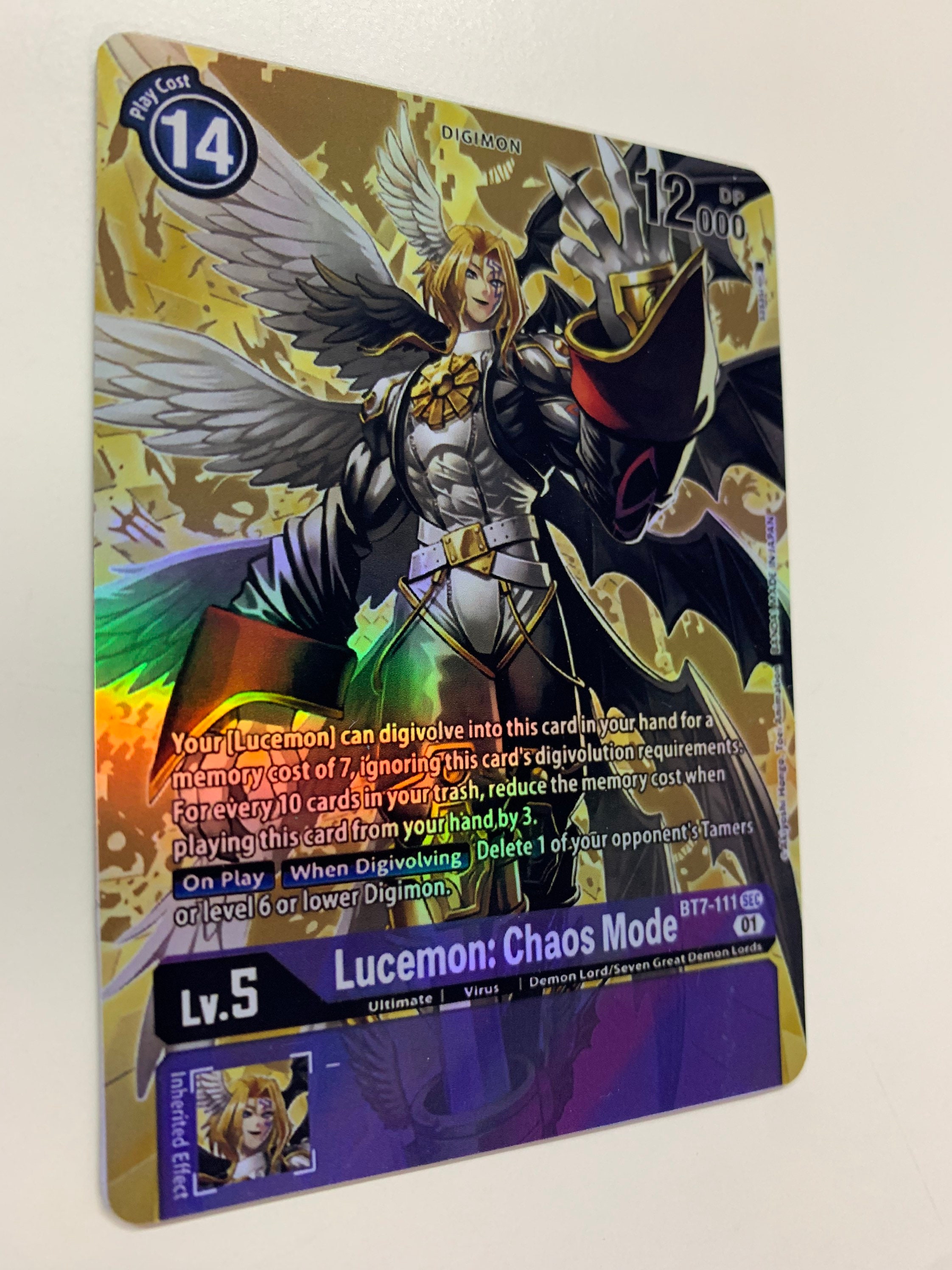 品揃え豊富で Lucemon: HOLO FULL | Art) (alternate BT7-111 Mode Chaos カードダスその他