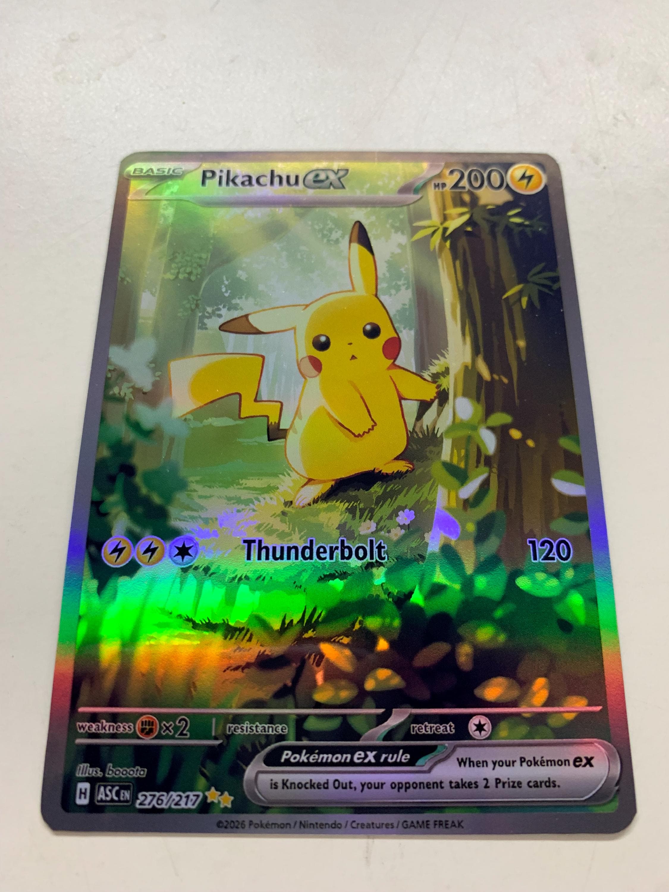 Pikachu Ex 276/217 | FULL HOLO | Orica PROXY - Etsy Denmark