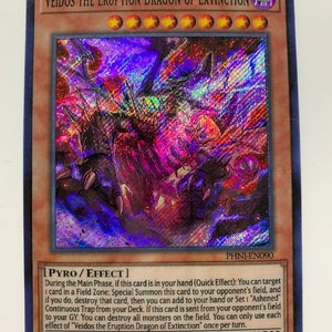 Veidos the Eruption Dragon of Extinction | Secret Rare | Orica PROXY