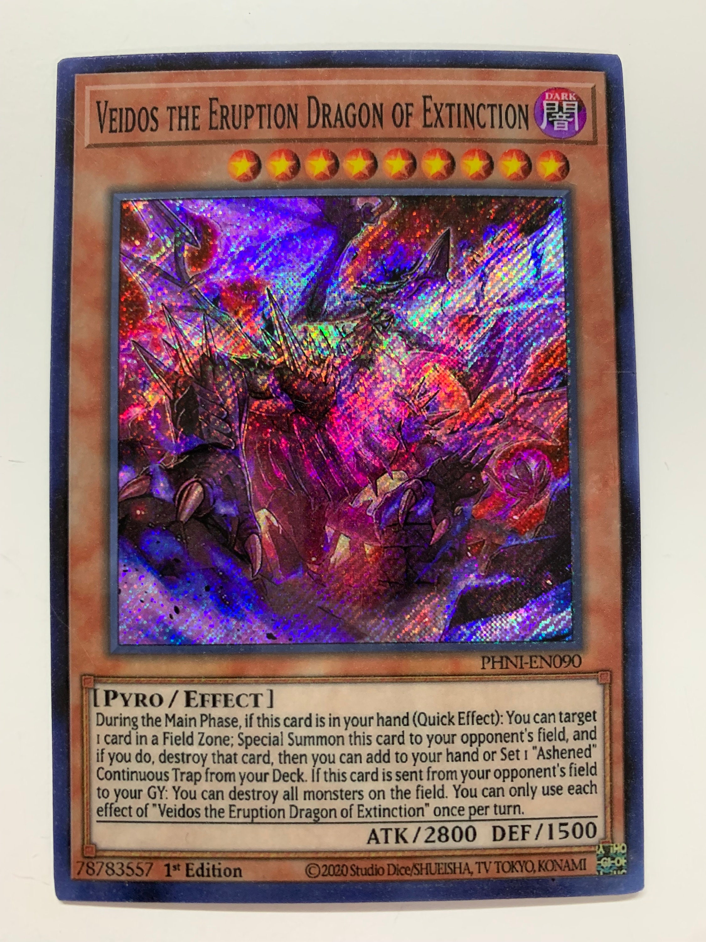 Veidos the Eruption Dragon of Extinction | Secret Rare | Orica