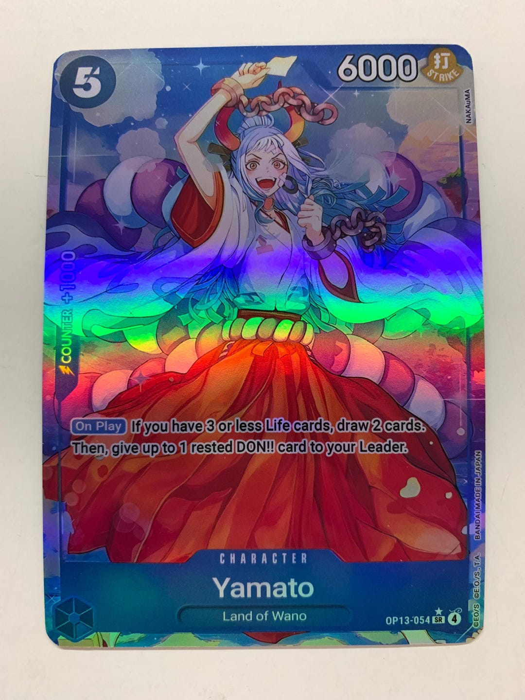 Yamato OP13-054 (alternate Art) | FULL HOLO | Orica PROXY - Etsy