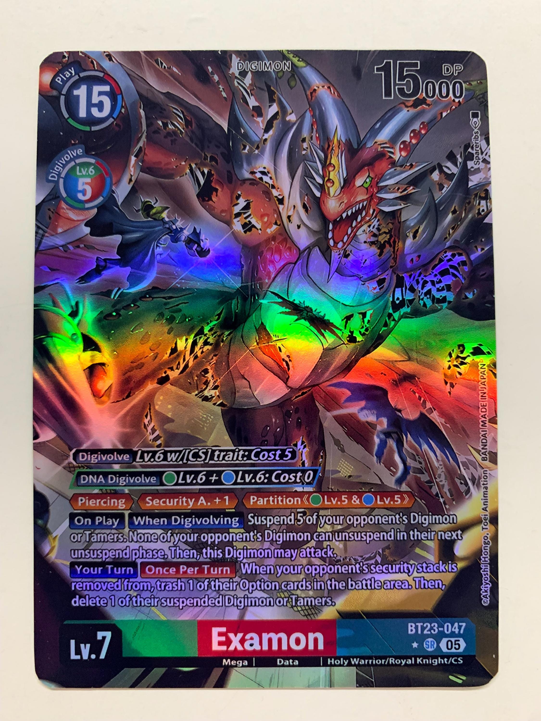 Examon BT23-047 (alternate Art) | FULL HOLO | Orica PROXY - Etsy Australia