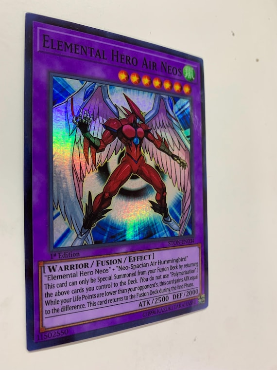 yugioh elemental hero neos cards Elemental HERO Air Neos | Super Rare | Orica PROXY
