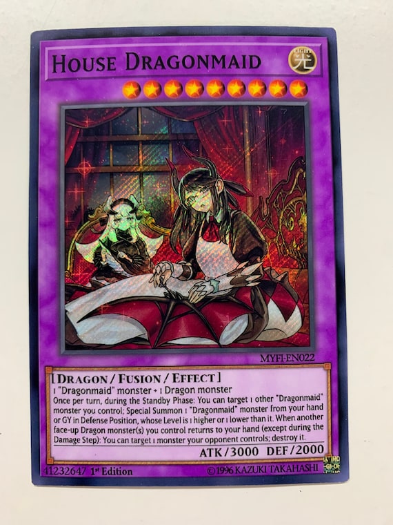 House Dragonmaid alternate Art Secret Rare Orica PROXY - Etsy