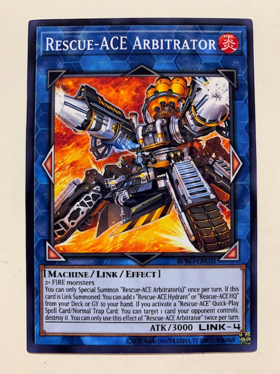 rescue cards yugioh AMDE-EN006 - Rescue-ACE Fire Engine - Super Rare - Effect Monster main image 1