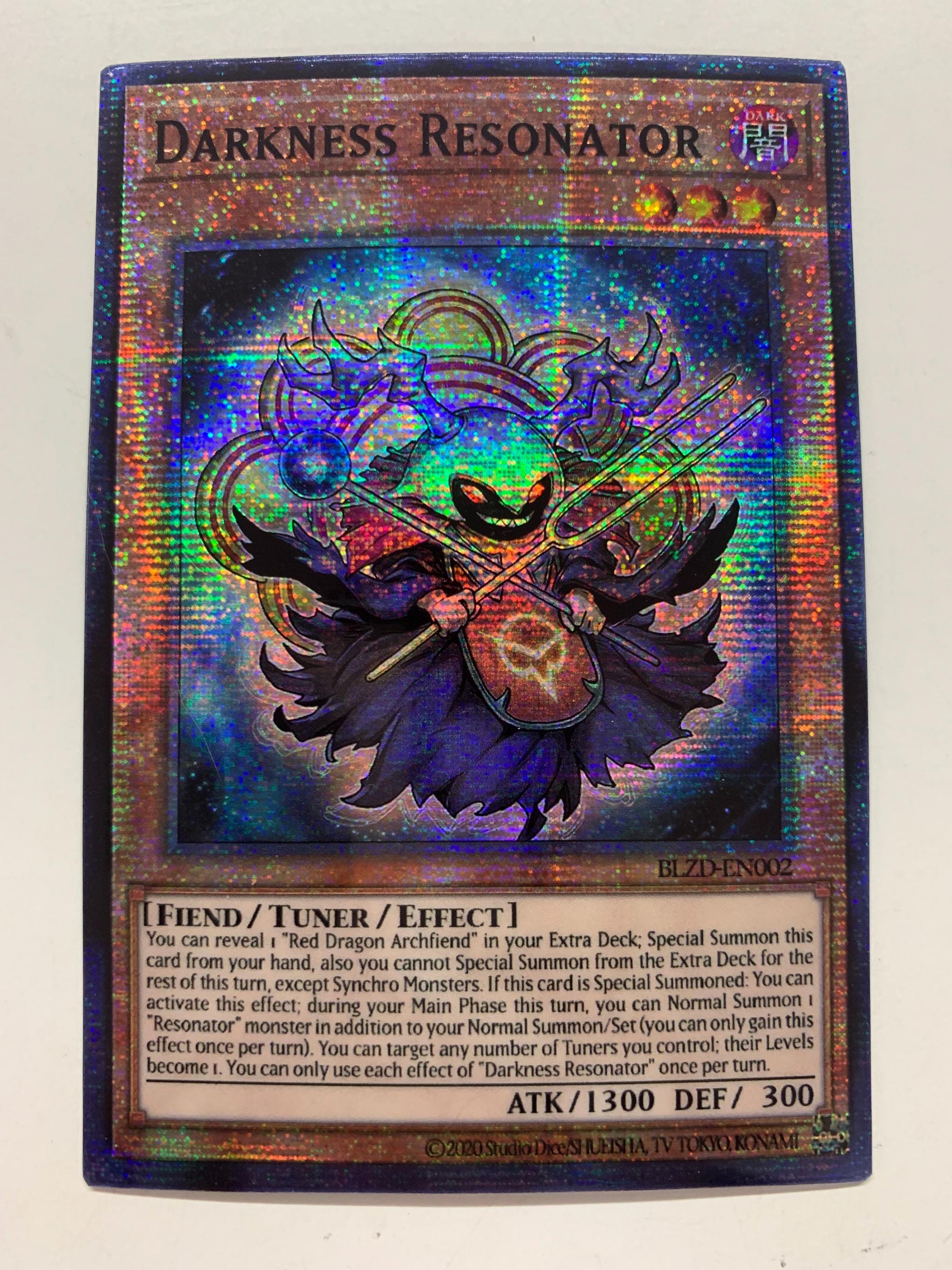 【べラジオオペラ】スペシャルインサートカード Darkness Resonator | Super Rare | Orica PROXY - Etsy