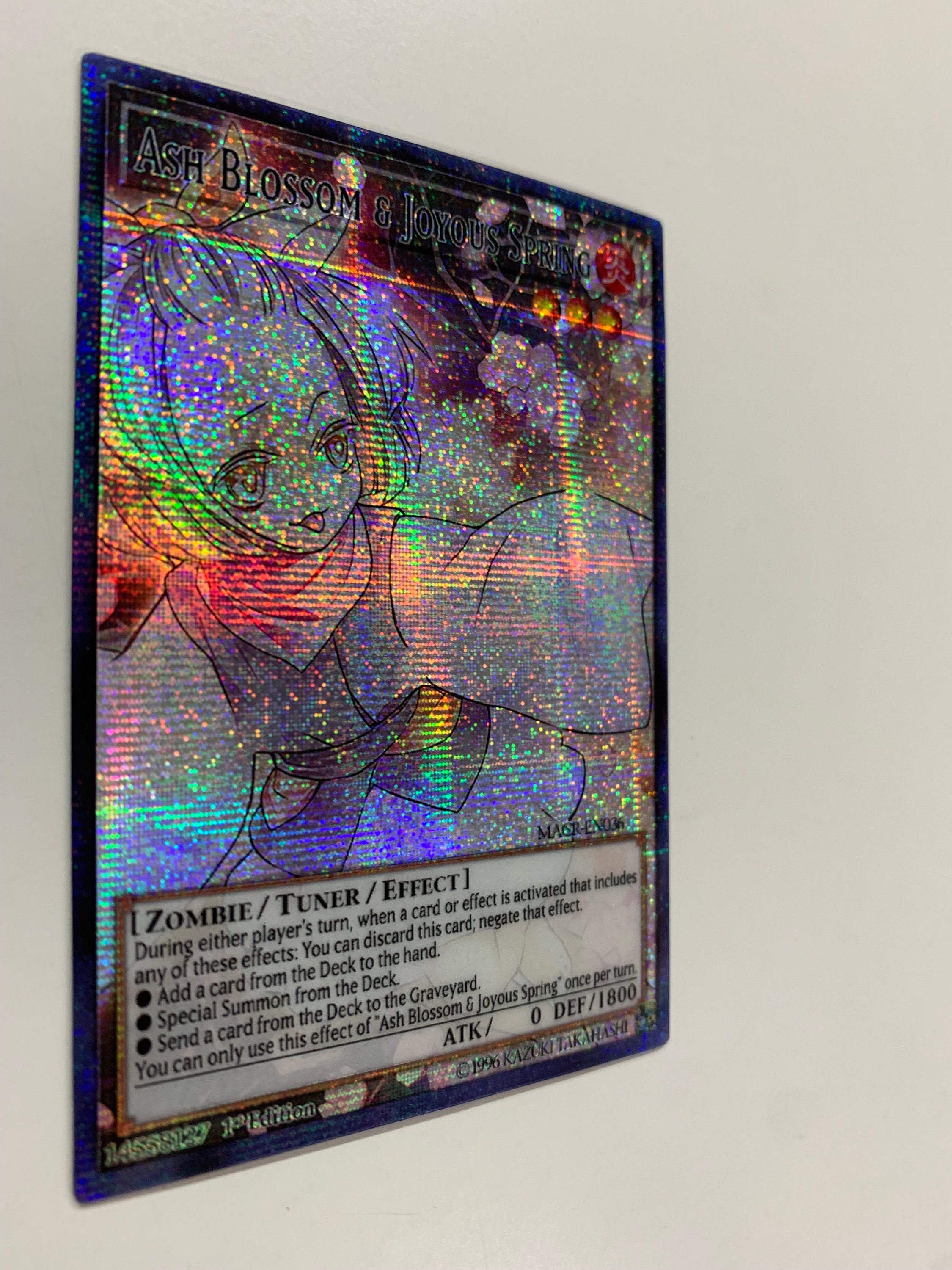 blossom yugioh card RC04-AE009 Ash & Joyous Spring (QCSR) Special Summon 1 Plant Ash Blossom & Joyous Spring