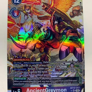 AncientGreymon BT17-017 (Alternate Art) | FULL HOLO | Orica PROXY