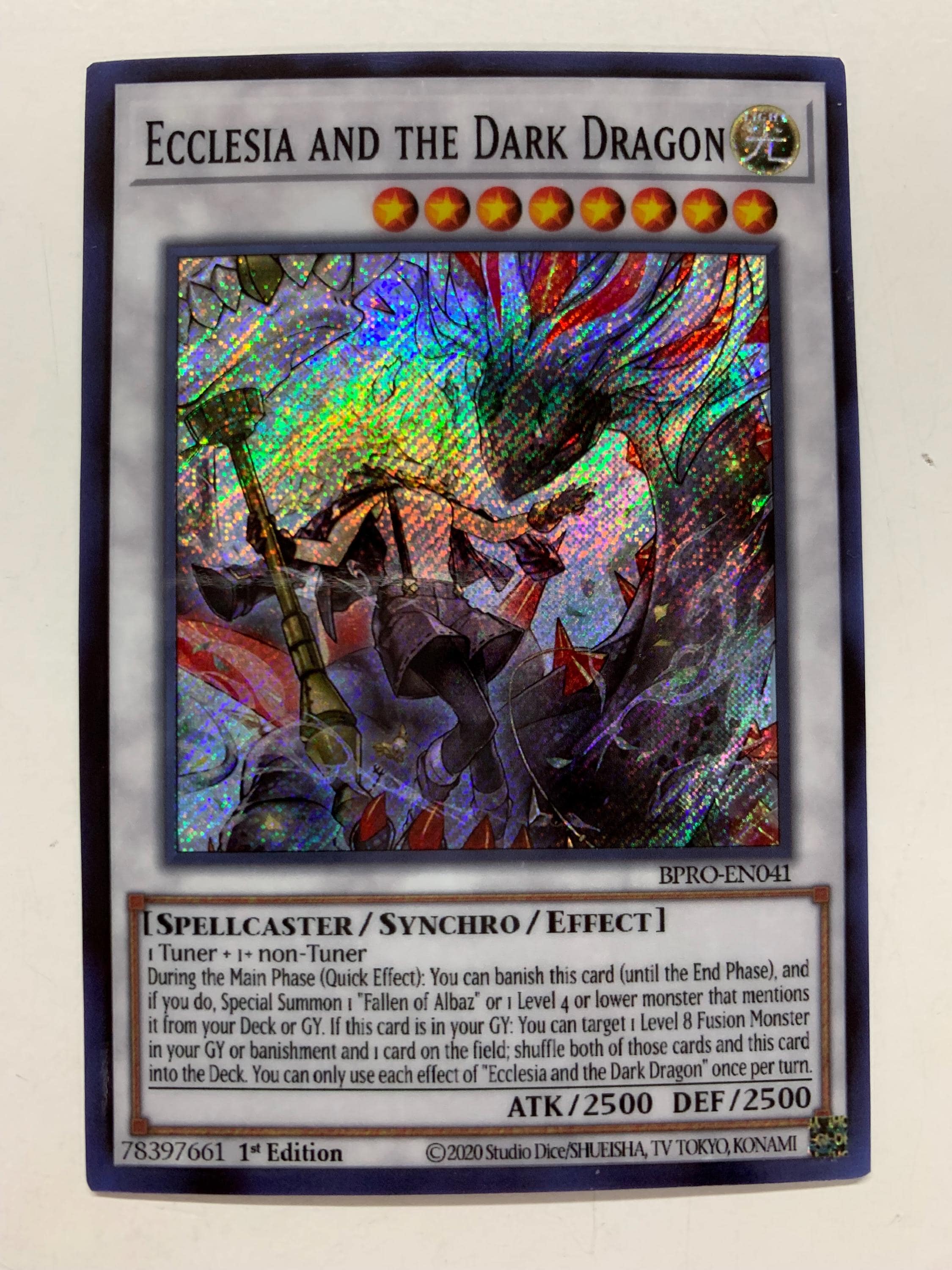 Ecclesia and the Dark Dragon | Secret Rare | Orica PROXY - Etsy