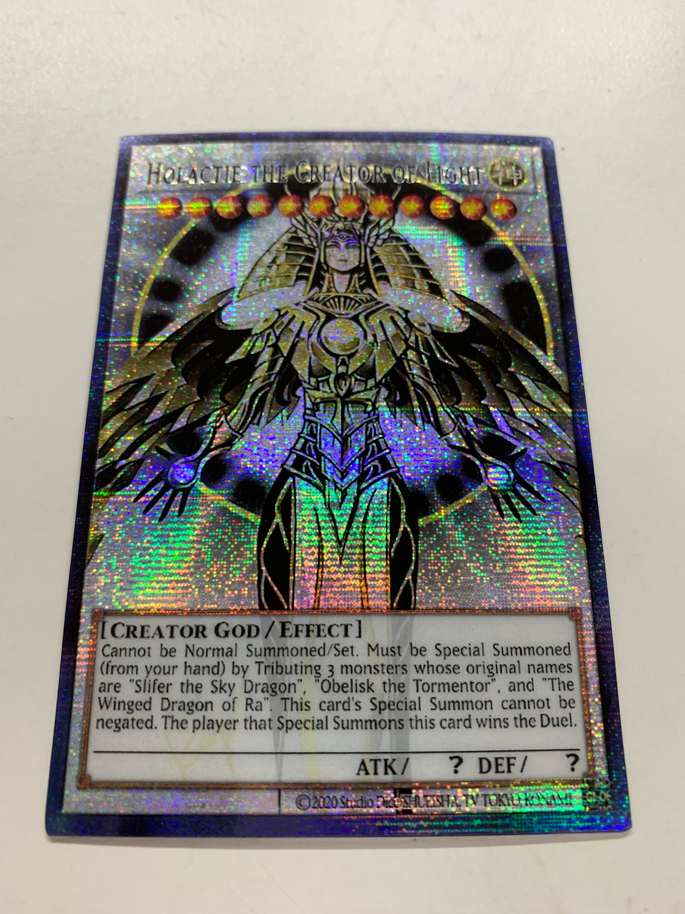 Holactie the Creator of Light | Secret Rare | Orica PROXY - Etsy