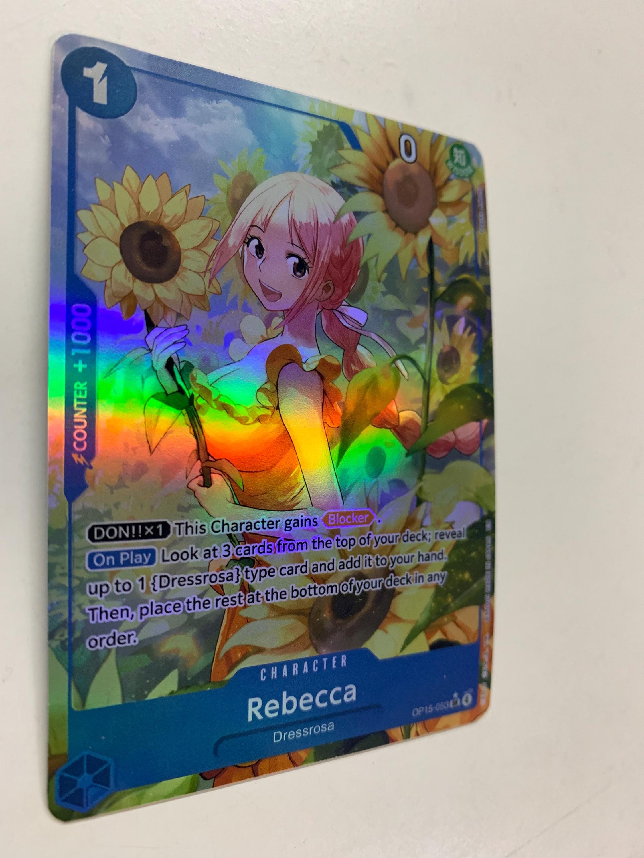 Rebecca OP15-053 (alternate Art) | FULL HOLO | Orica PROXY - Etsy