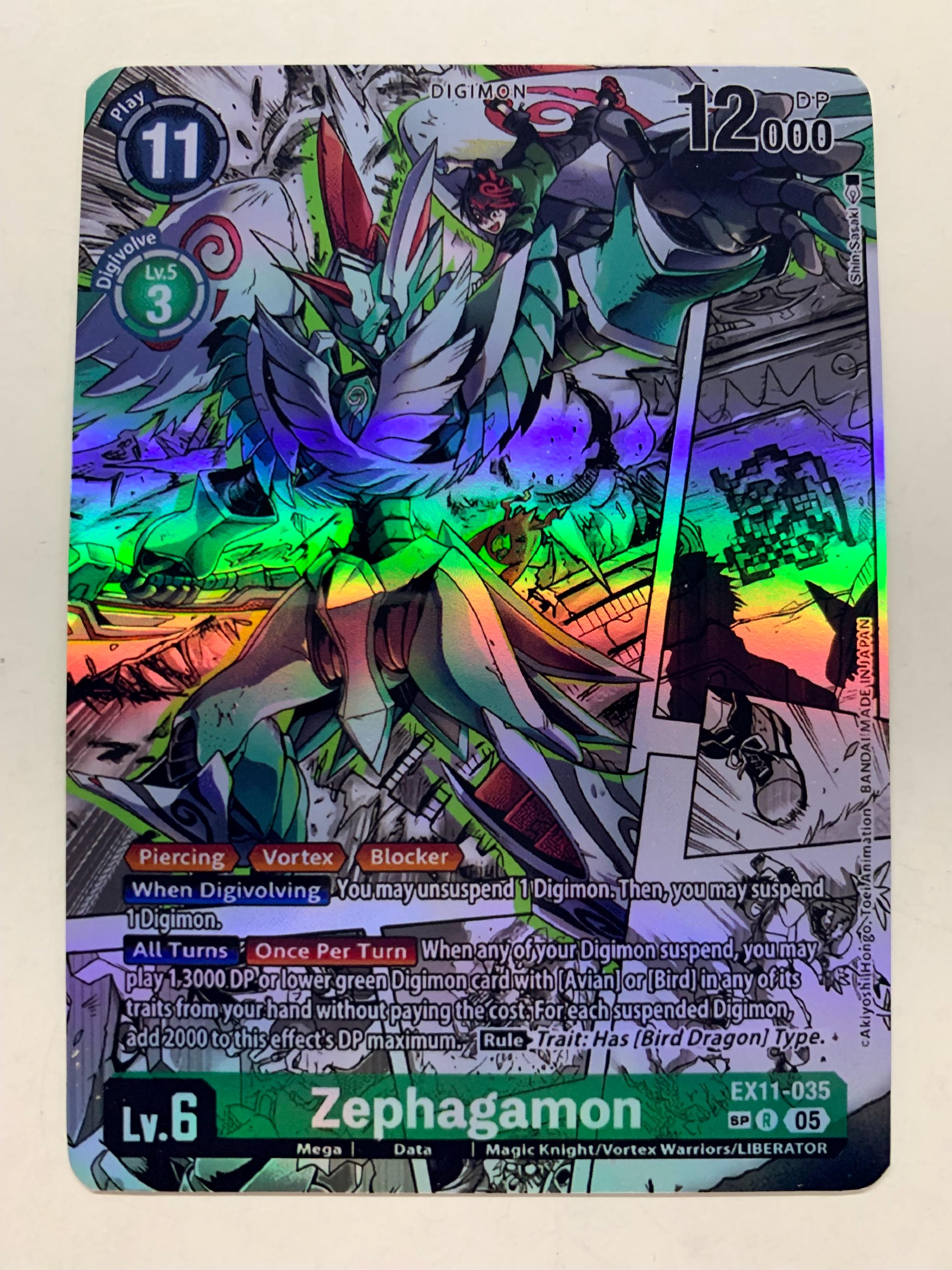 Zephagamon EX11-035 (alternate Art) | FULL HOLO | Orica PROXY - Etsy