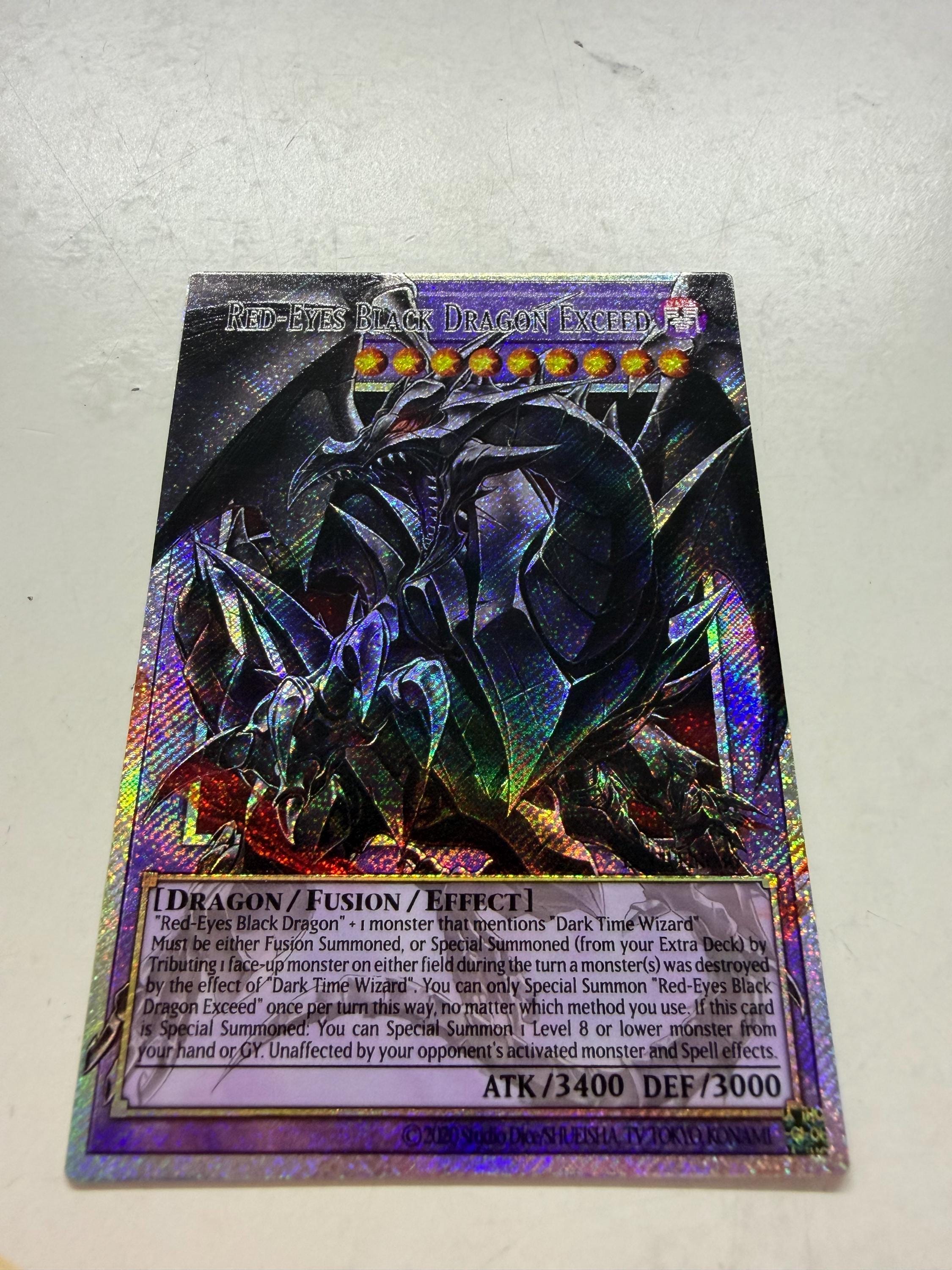 Red-eyes Black Dragon Exceed | Overframe Rare | Orica PROXY - Etsy