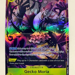 Gecko Moria OP14-104 (Alternate Art) | FULL HOLO | Orica PROXY