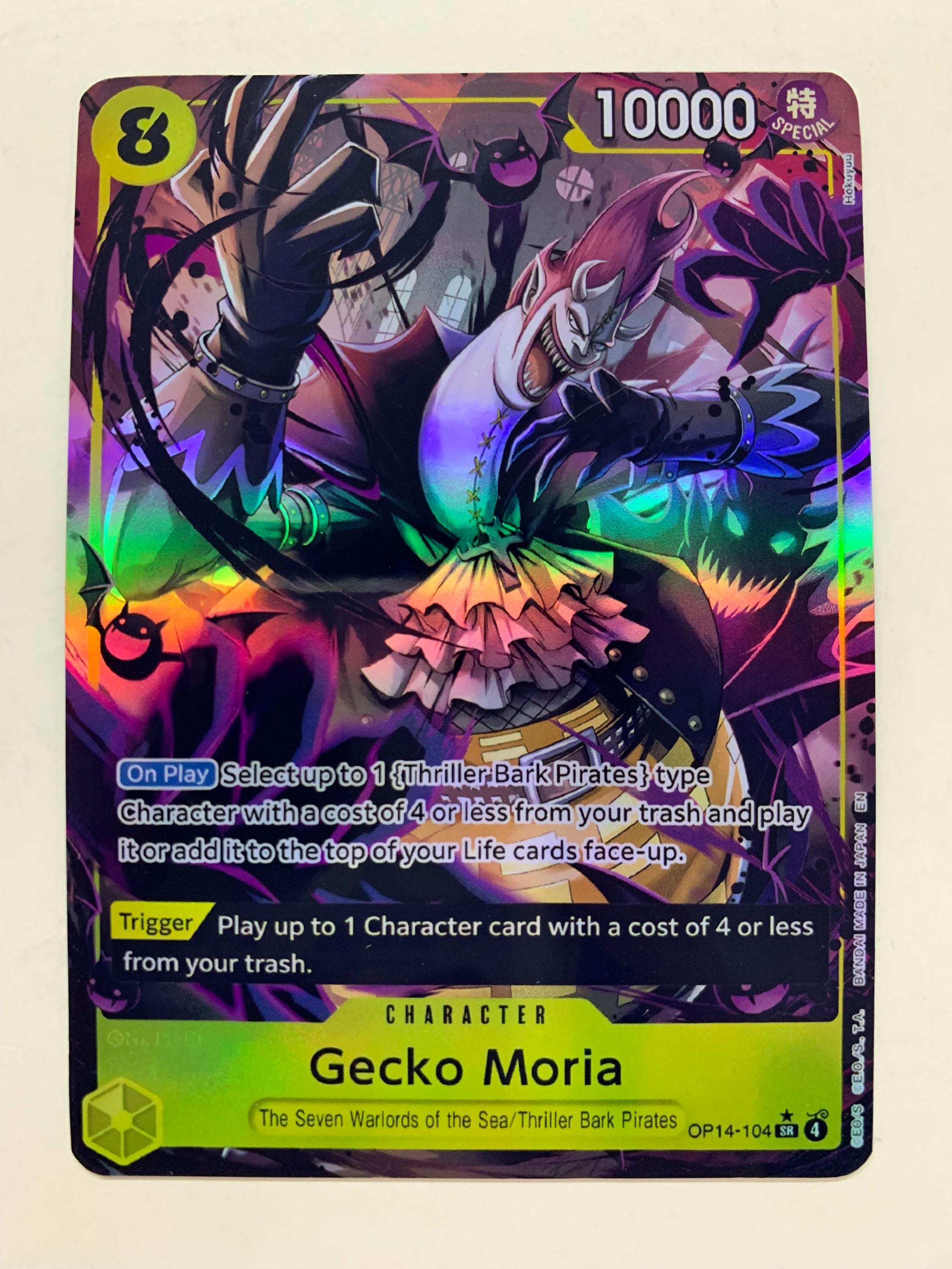 Gecko Moria OP14-104 (alternate Art) | FULL HOLO | Orica PROXY - Etsy