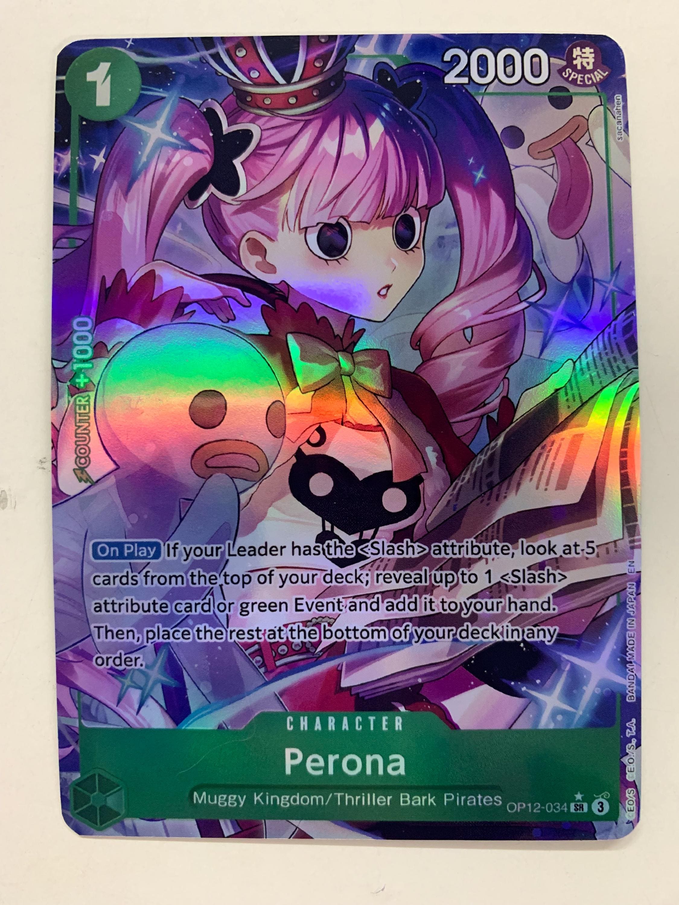 Perona OP12-034 (alternate Art) | FULL HOLO | Orica PROXY - Etsy