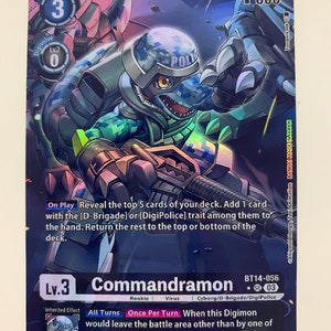 Commandramon BT14-056 (Alternate Art) | FULL HOLO | Orica PROXY
