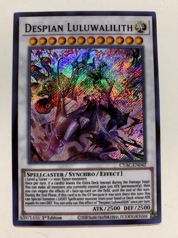 Despian Luluwalilith | Secret Rare | Orica PROXY - Etsy Australia