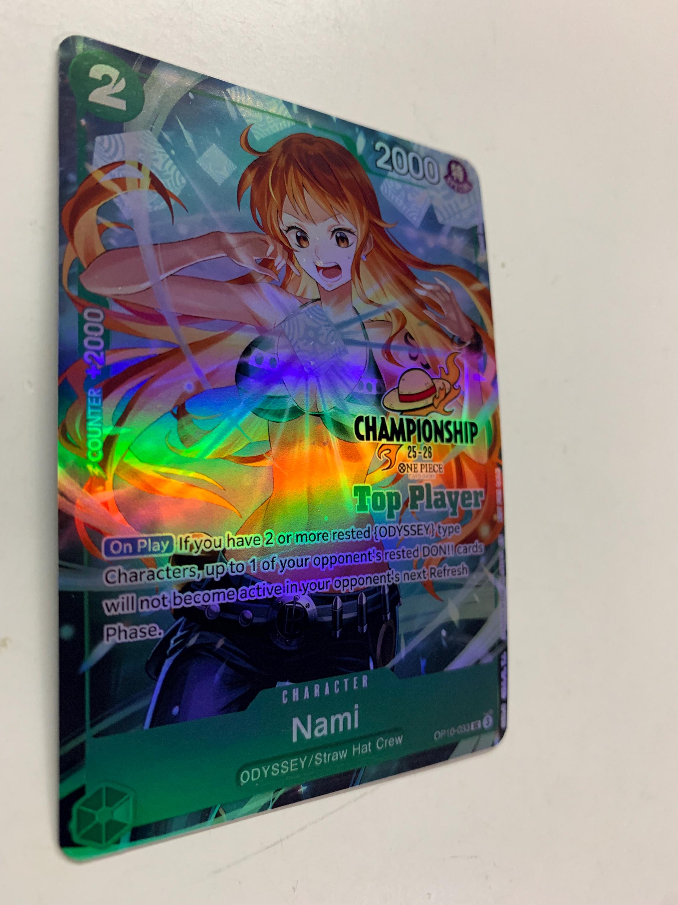 Nami OP10-033 (alternate Art) | FULL HOLO | Orica PROXY - Etsy