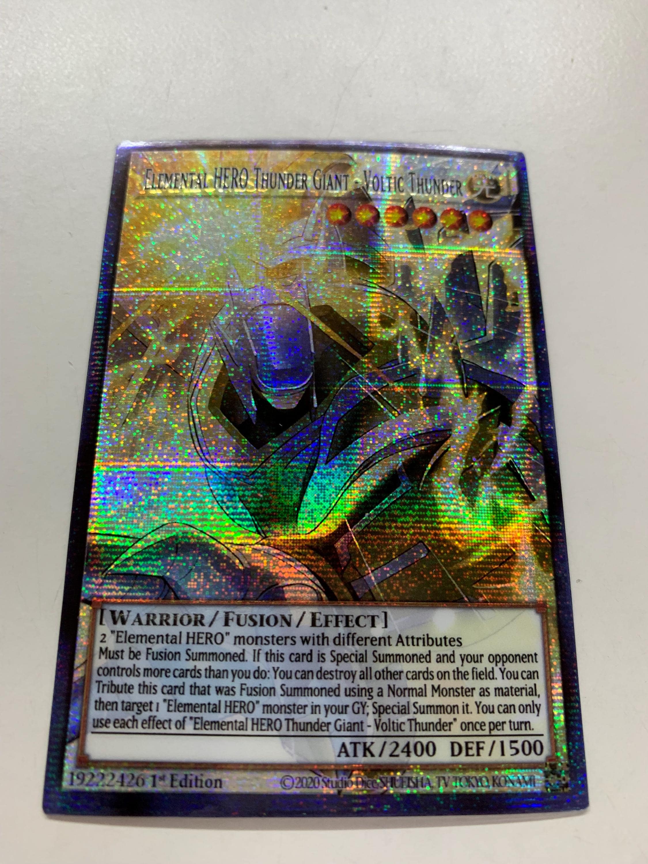 Elemental HERO Thunder Giant - Voltic Thunder | Super Rare | Orica