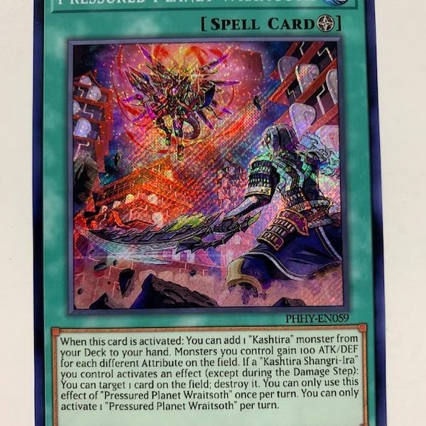 Pressured Planet Wraitsoth | Secret Rare | Orica PROXY