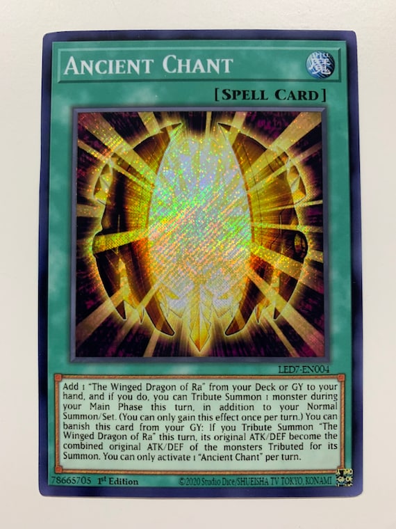 ancient yugioh cards Ancient Chant - Legendary Duelists: Rage of Ra