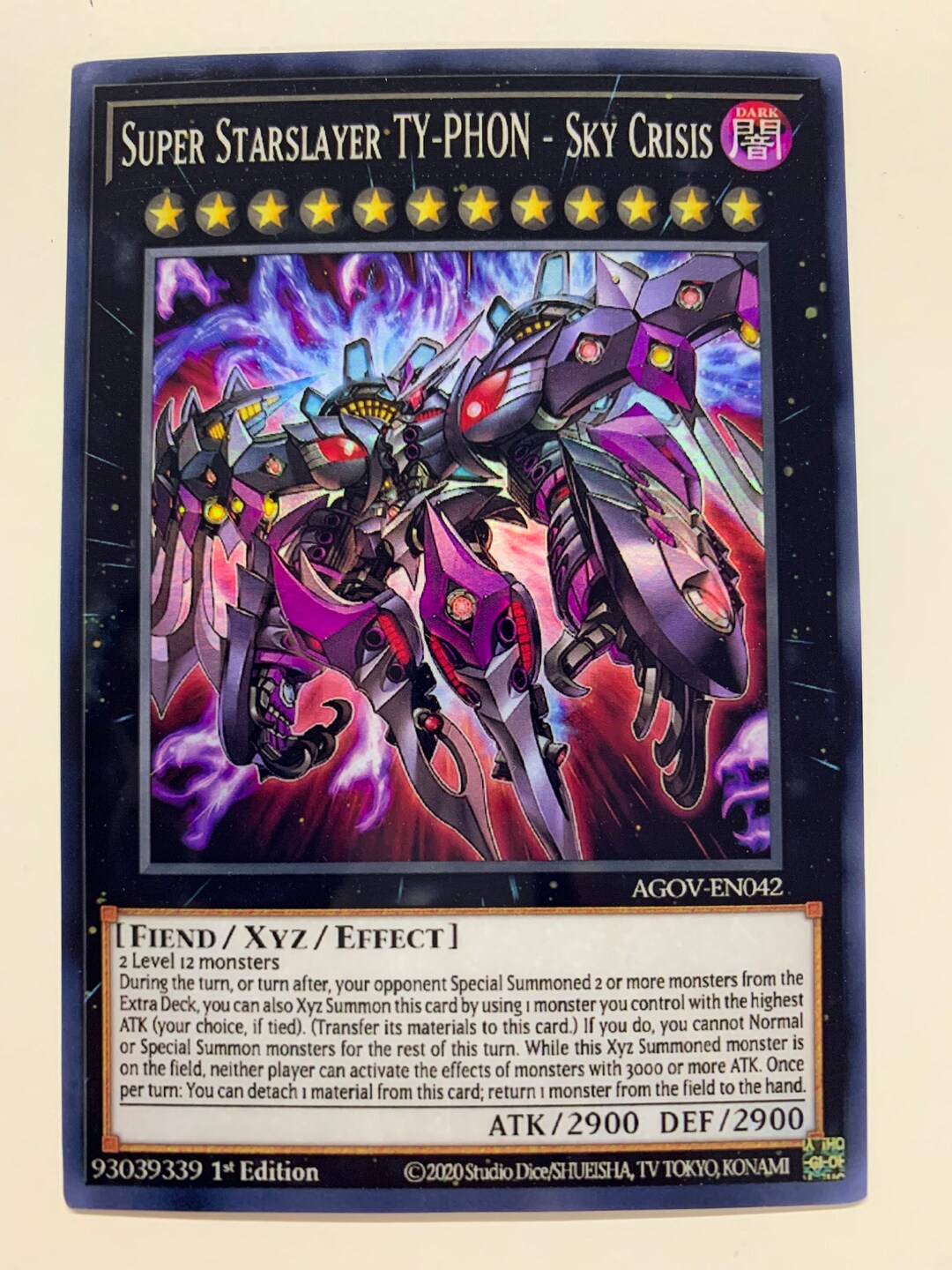 Super Starslayer TYPHON Sky Crisis Super Rare Orica PROXY Etsy