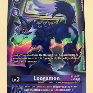 Loogamon BT14-071 (Alternate Art) | FULL HOLO | Orica PROXY