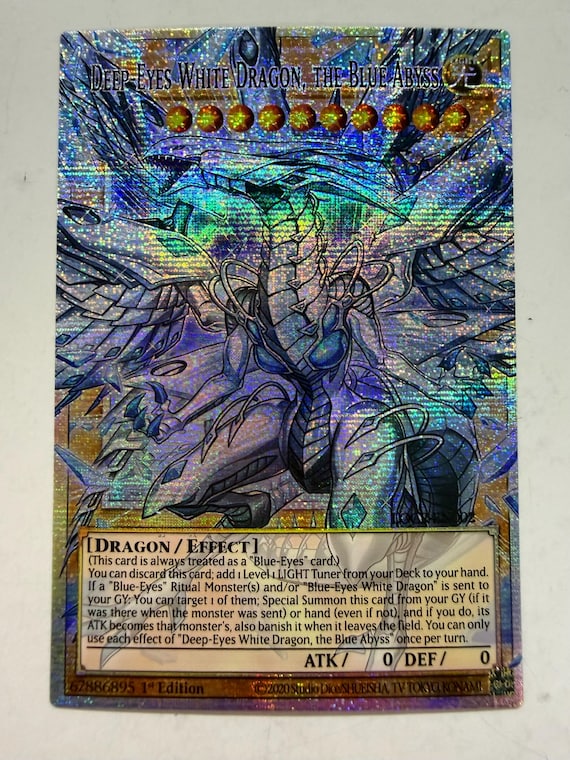 Deep-eyes White Dragon, the Blue Abyss | Overframe Rare | Orica