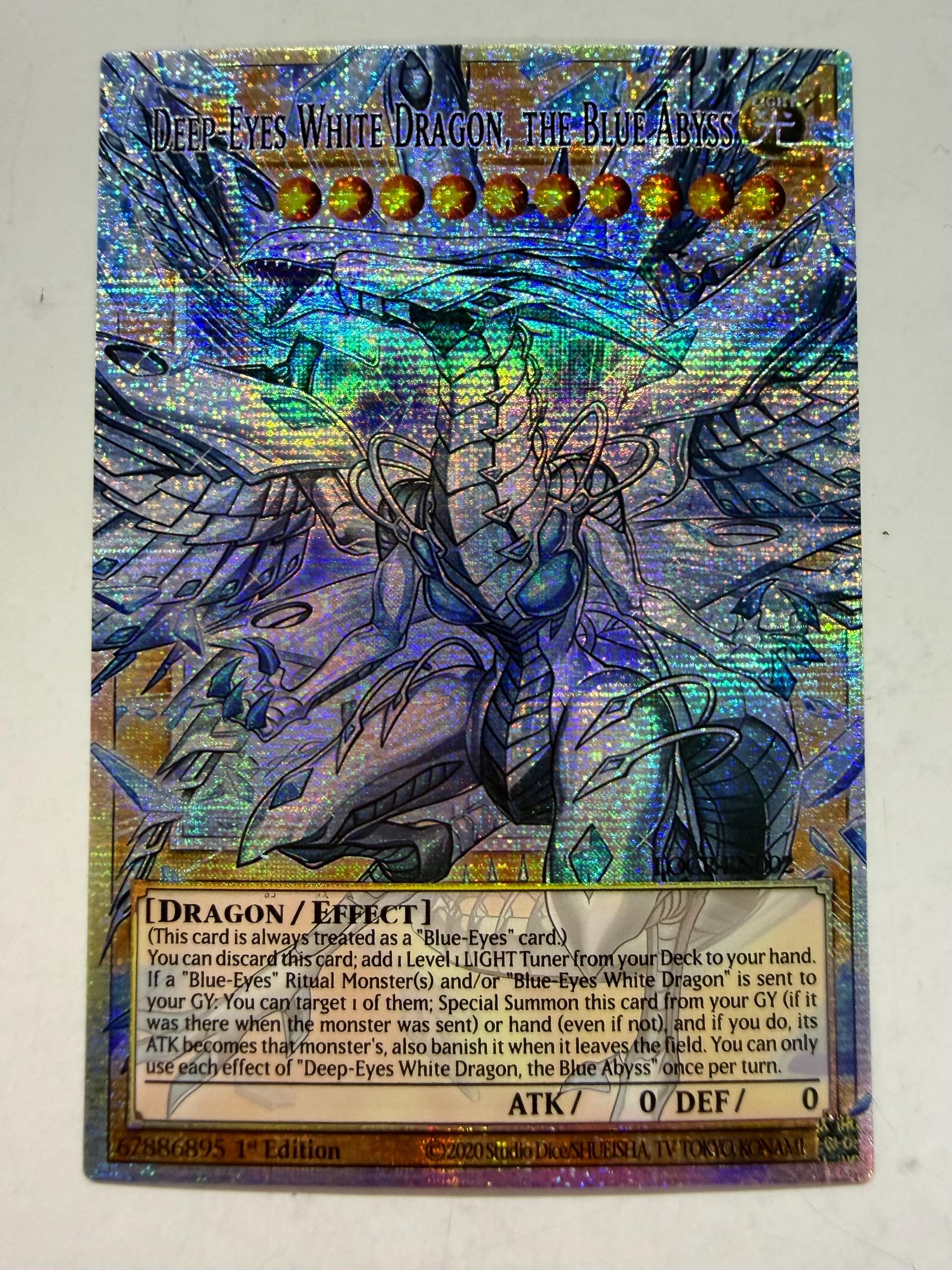 Deep-eyes White Dragon, the Blue Abyss | Overframe Rare | Orica
