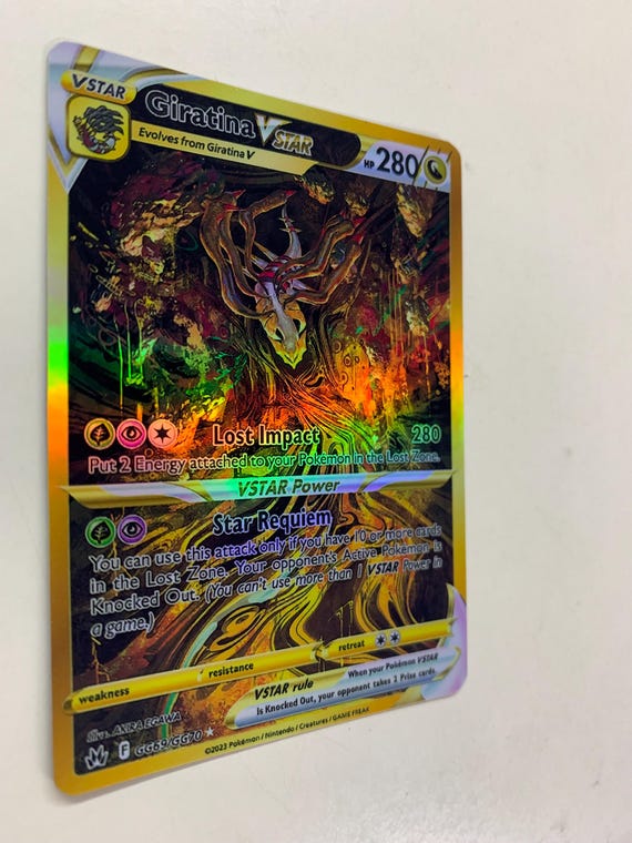 giratina vstar pokemon card Card Giratina VSTAR HR Pokmon S11 120/100