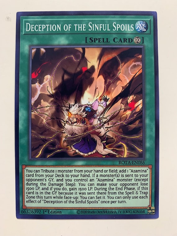 Deception of the Sinful Spoils | Secret Rare | Orica PROXY - Etsy