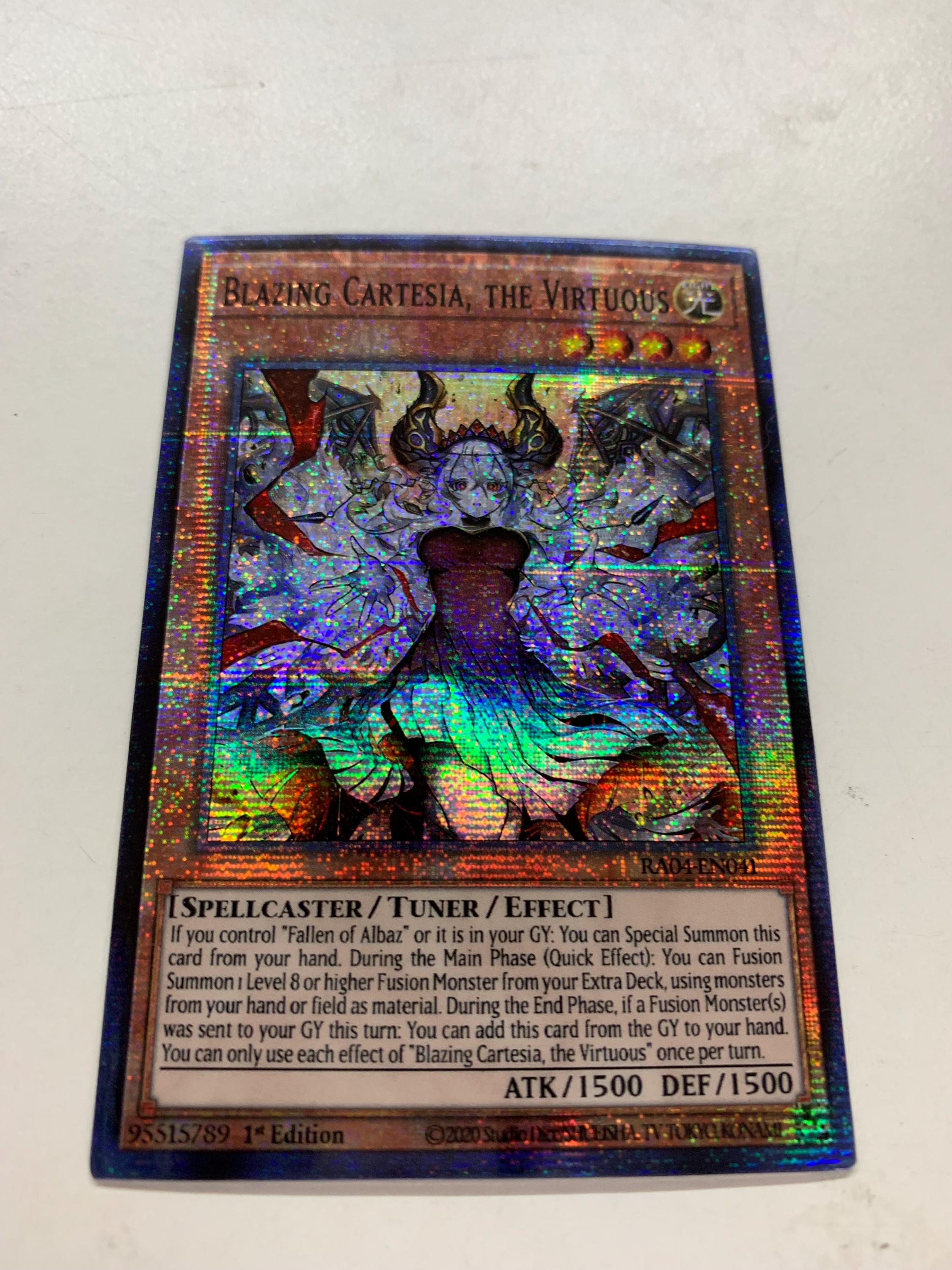 Blazing Cartesia, the Virtuous (alternate Art) | Secret Rare