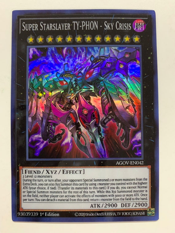 Super Starslayer TY-PHON - Sky Crisis | Super Rare | Orica PROXY - Etsy