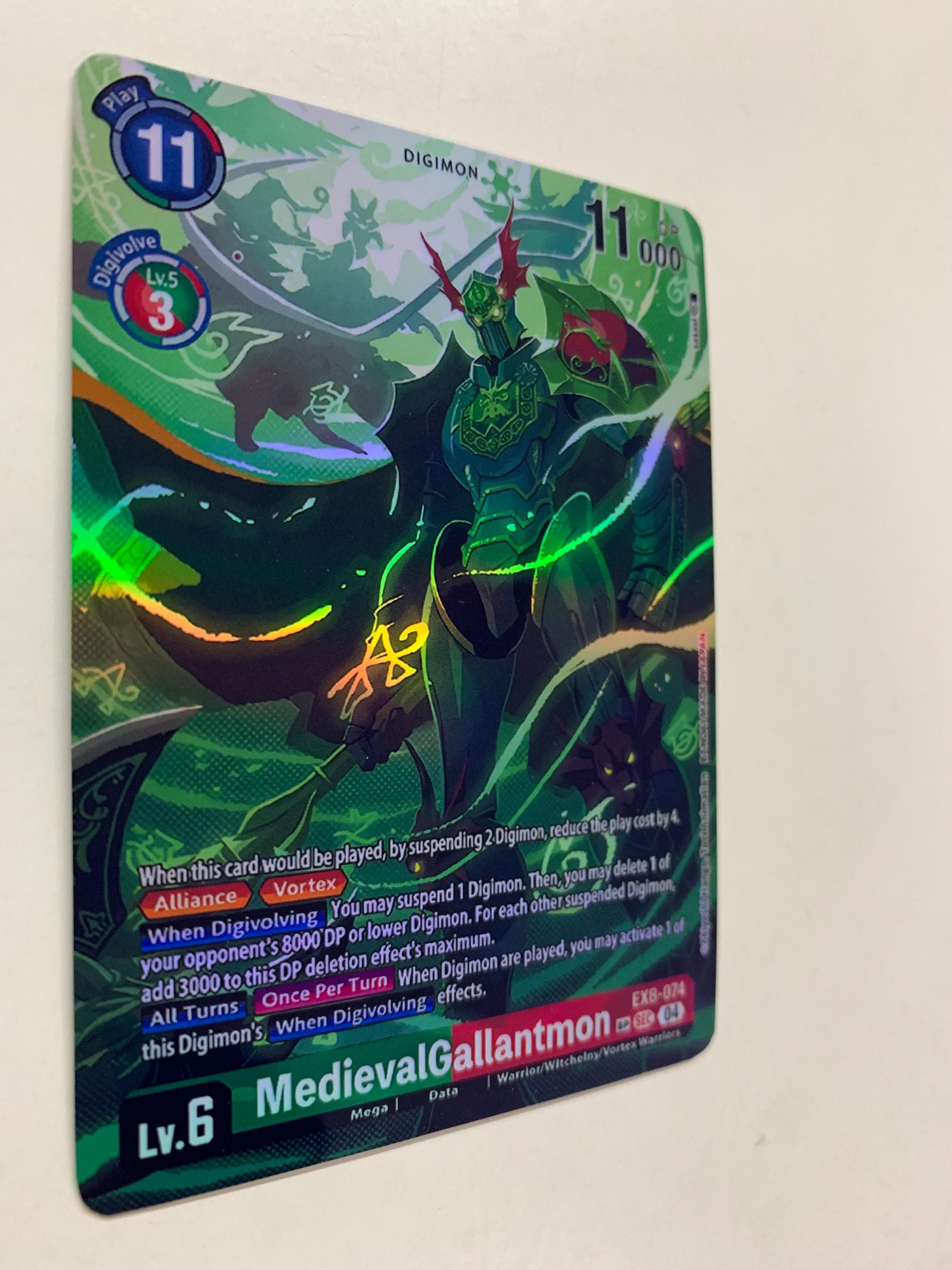 Medievalgallantmon EX8-074 (alternate Art) | FULL HOLO | Orica