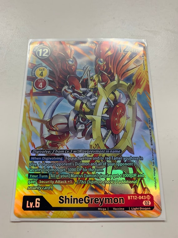 shinegreymon digimon card game ShineGreymon (ST24-07)