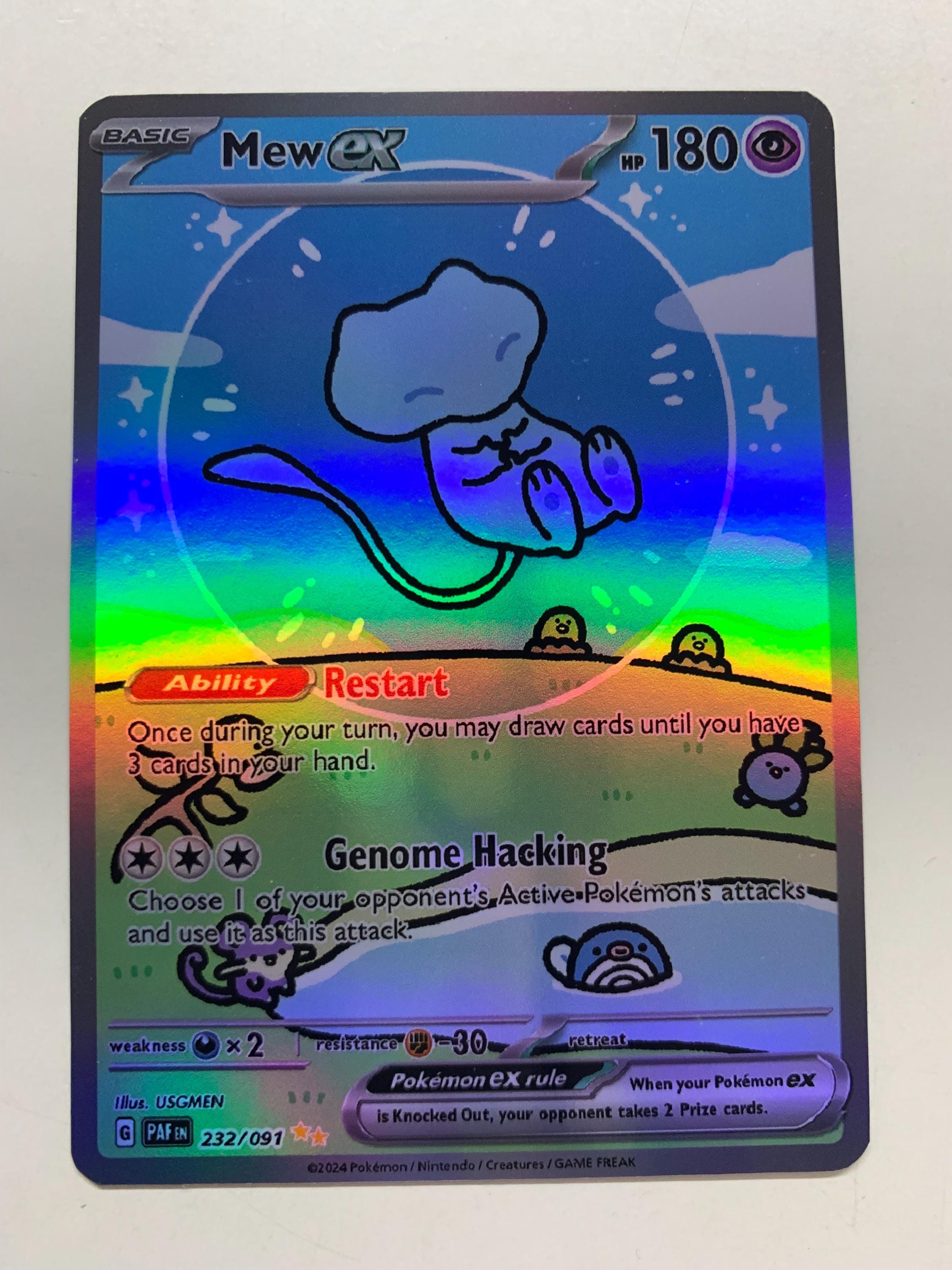 Mew Ex 232/091 | FULL HOLO | Orica PROXY - Etsy