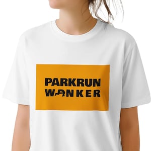 Parkrun Wanker T-shirt – humoristisch hardloopshirt, uniseks grafisch shirt