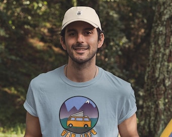 Van Life T-Shirt – Camper Van Design, Soft Cotton, Eco-Friendly Fit