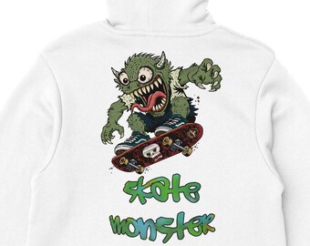 Monster Skateboard Hoodie – Original Rampage Design