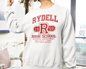 Sudadera Grease Rydell High: estilo retro universitario