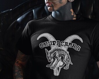 Chupacabra T-Shirt: Distressed Cryptid Horror Comic Style Tee