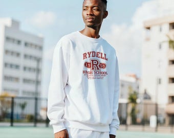 Sudadera Grease Rydell High: estilo retro universitario