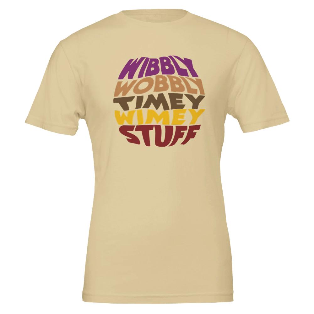 Doctor Who T-shirt: 'wibbly Wobbly Timey Wimey Stuff' Design - Etsy UK