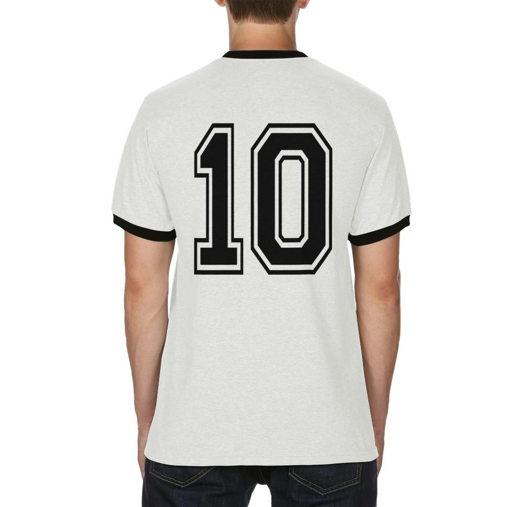 ディエゴ・マラドーナ リンガーTシャツ：サッカーレジェンドTシャツ