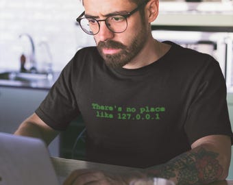 T-shirt rétro 127.0.0.1 : t-shirt de codeur à écran vert